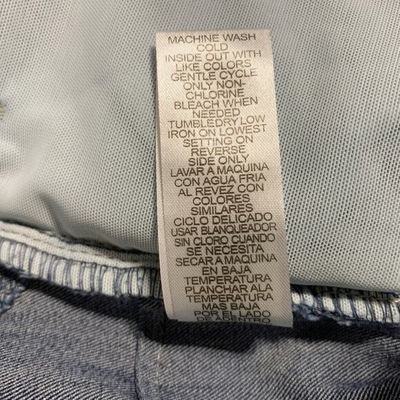 Democracy Ab Solution Ankle Skimmer Light Wash Skinny Jeans Blue Women's 12 - Picture 9 of 9